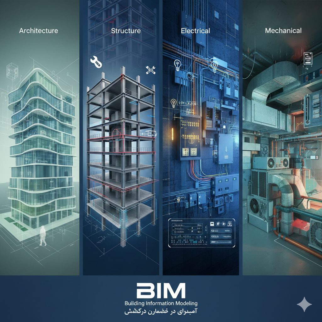 مدل‌سازی BIM (BIM Modeling)